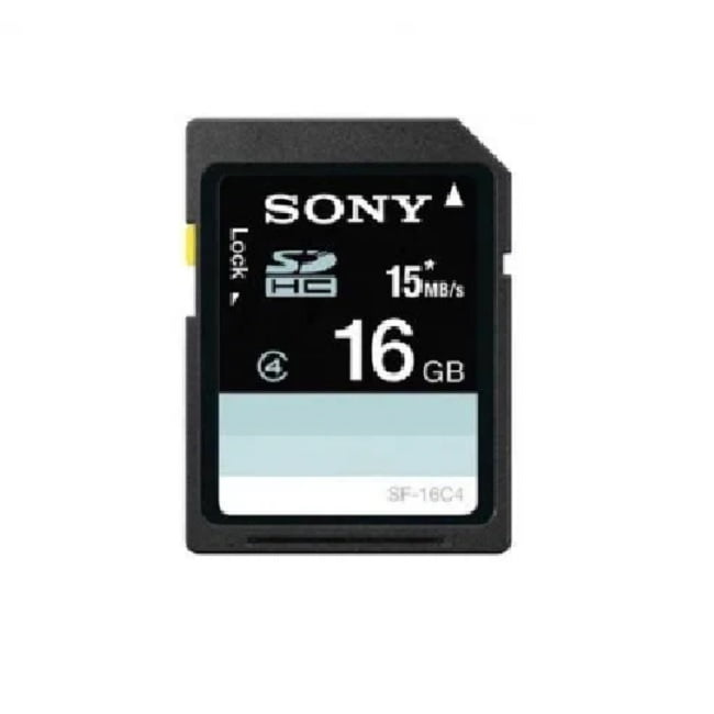 Cartão de Memória Sony 16GB 15MB/s Classe 4 SF-16N4