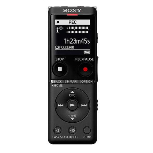 Gravador de Voz Digital Sony ICD-UX570F Black