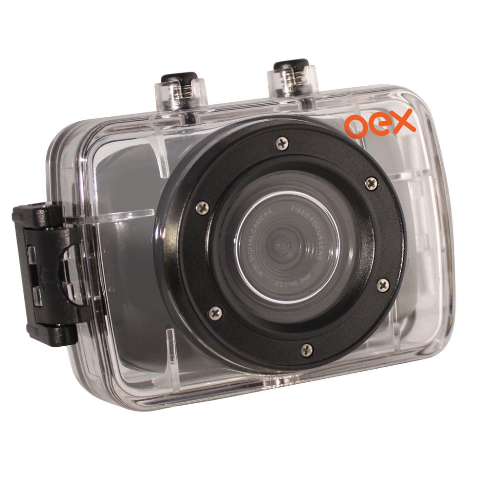 Filmadora Sport OEX CM-100 Á Prova D'Água