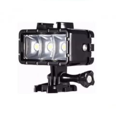 Iluminador LED À Prova D'Água para Câmera de Ação