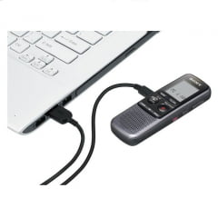 Gravador de Voz Sony ICD-PX240 Black