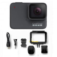 Câmera de Ação GoPro Hero 7 Black + Bateria Extra + Bolsa de Transporte
