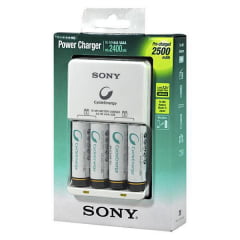 Carregador de Pilhas Sony Power Charger 2500 mAh Bivolt