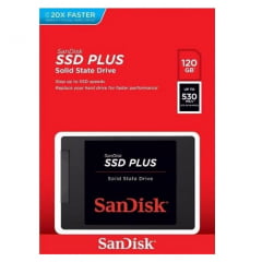 HD SSD Plus Sandisk 120GB 530MB/s Interno